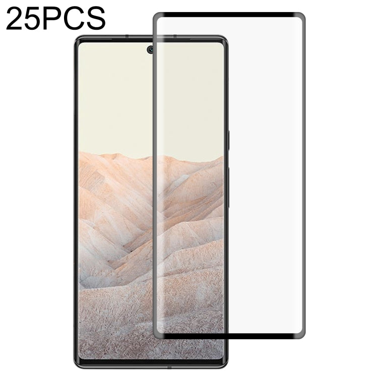 3D curved tempered glass screen protector film set for Pixel 6