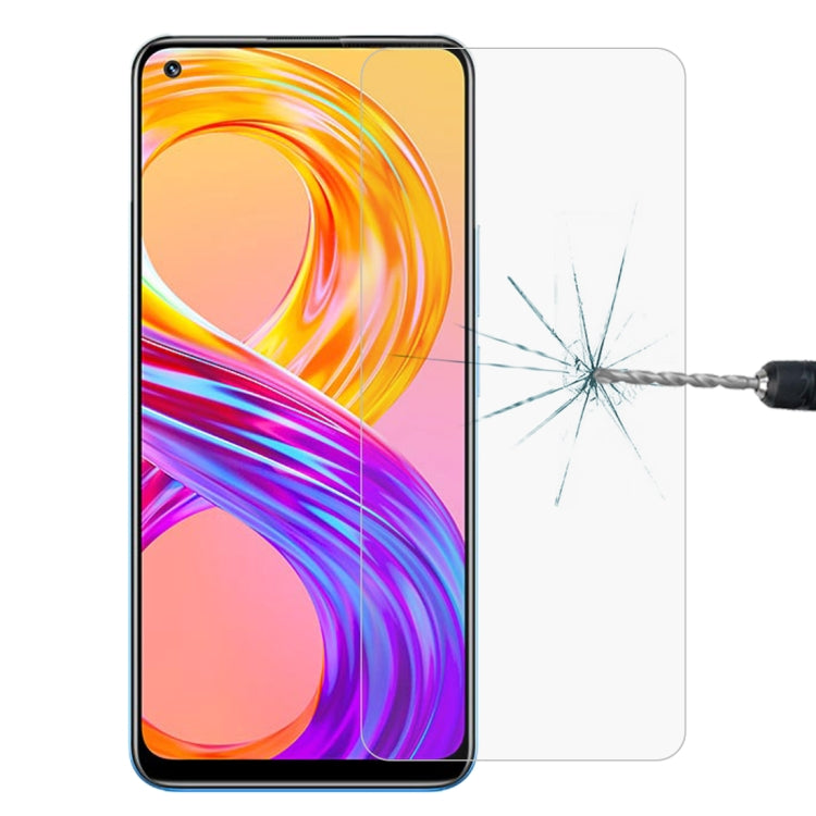 Tempered glass screen protector paired with smartphone, clear and rounded 2.5D fit