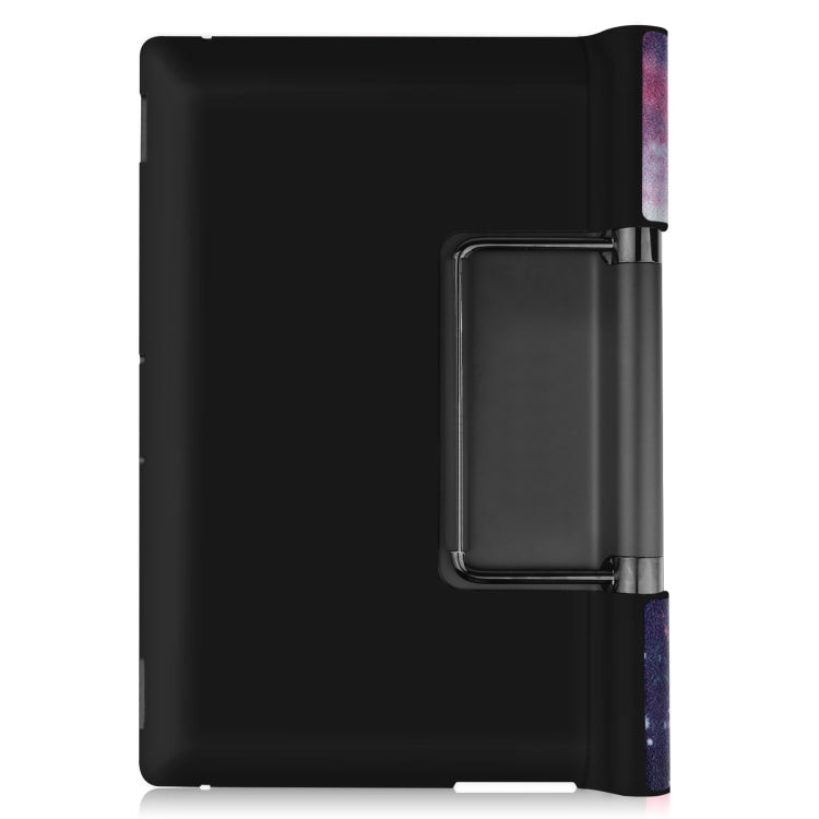 Black back PU leather case with side holder straps and Milky Way edge trim