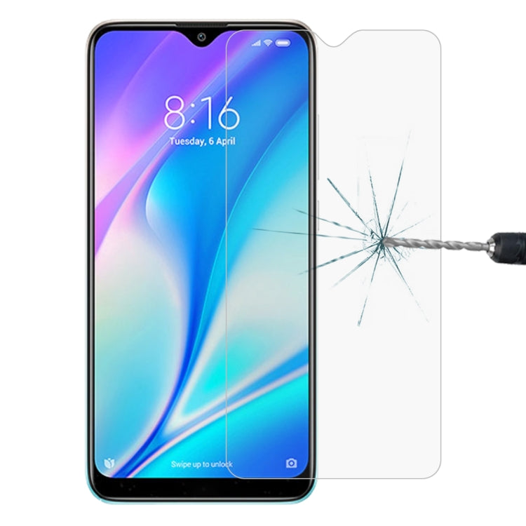 Tempered glass screen protector film for smartphone display, clear with full-screen coverage