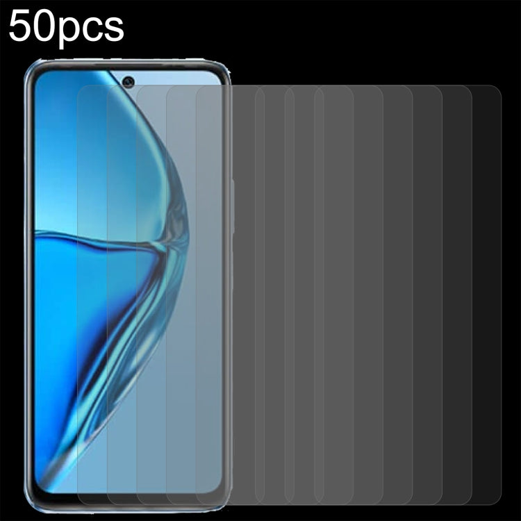 50pcs 0.26mm 9H 2.5D Tempered Glass Film, For Blackview BV5200 Pro (50 PCS), For Motorola Moto Edge+ 2023 (50 PCS), For Motorola Moto G 5G 2023 (50 PCS), For Infinix Hot 20 Pro (50 PCS)