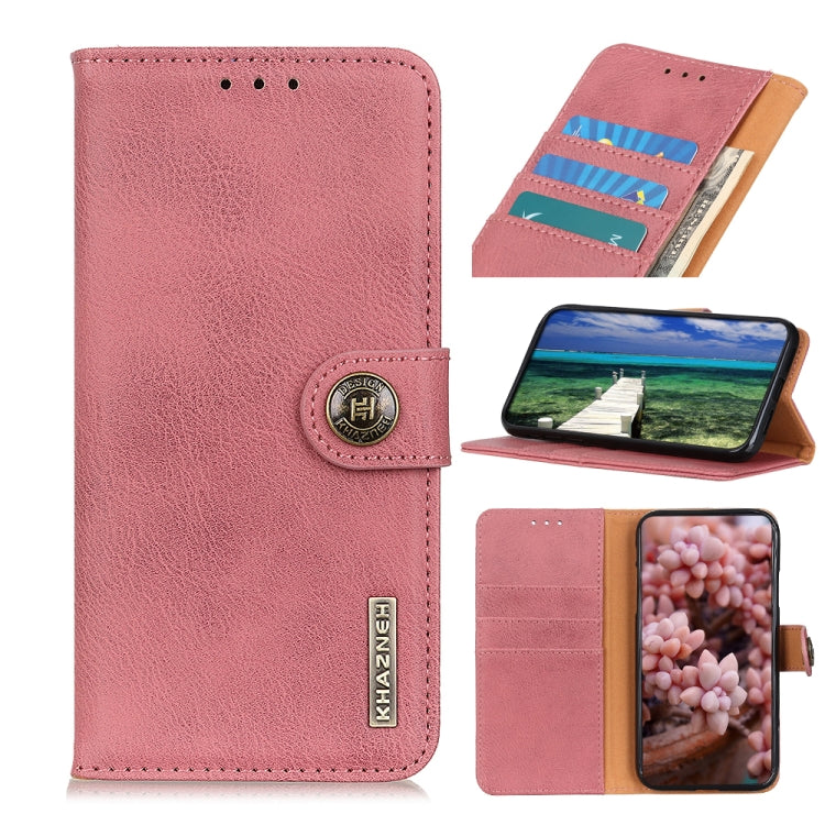 KHAZNEH Cowhide Texture Horizontal Flip Leather Phone Case, For Google Pixel 7a, For Xiaomi Redmi Note 12 4G Global
