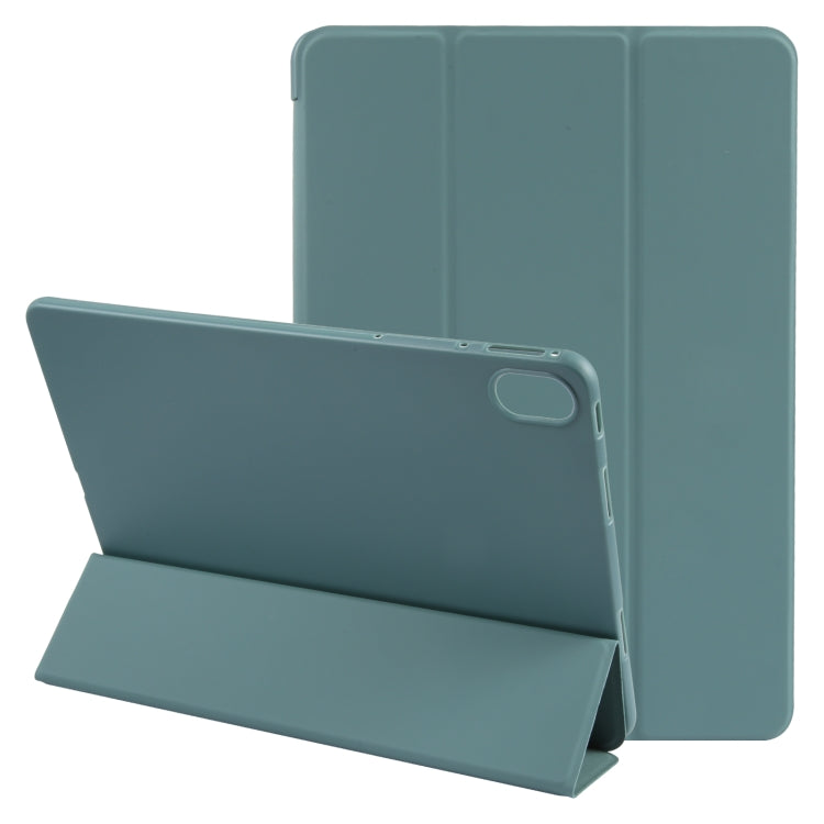 3-fold flip tablet case, dark green, with stand and camera cutout
