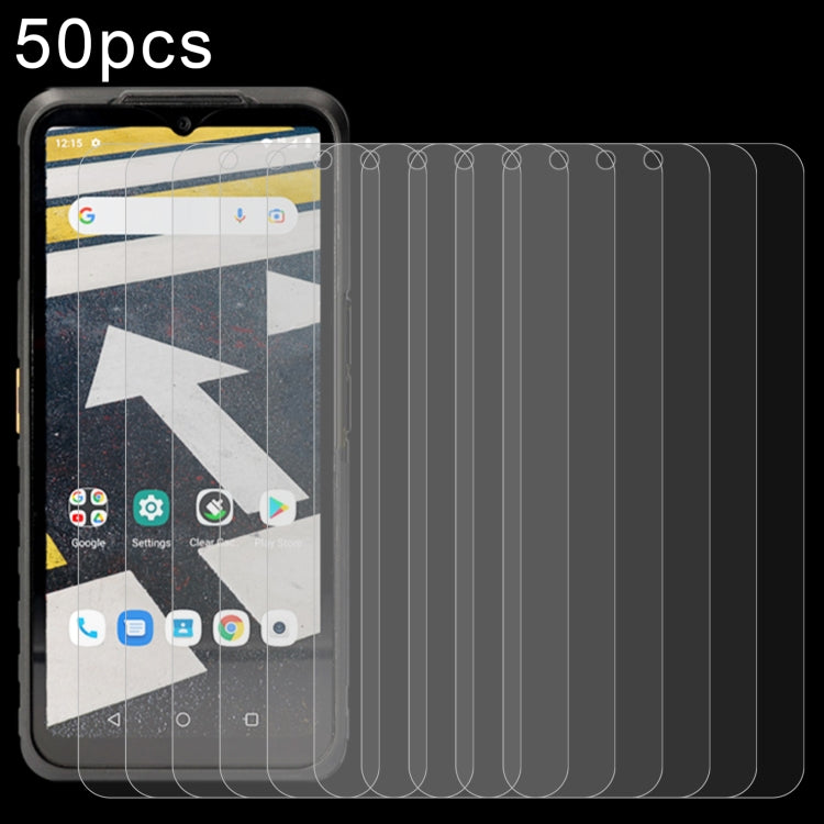 50-pack tempered glass screen protectors, 2.5D 9H, for phone display