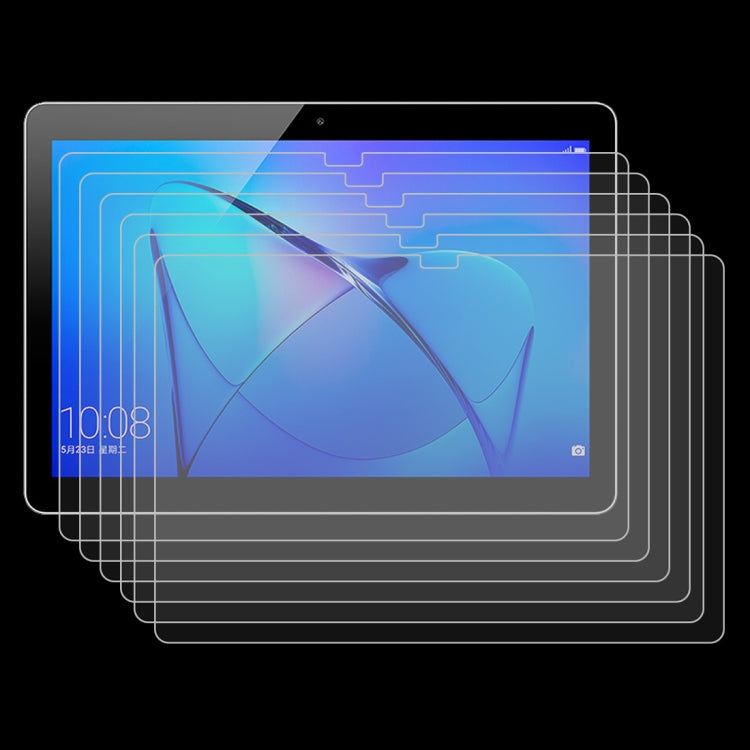 25-pack tempered glass tablet screen protectors layered for a tablet display