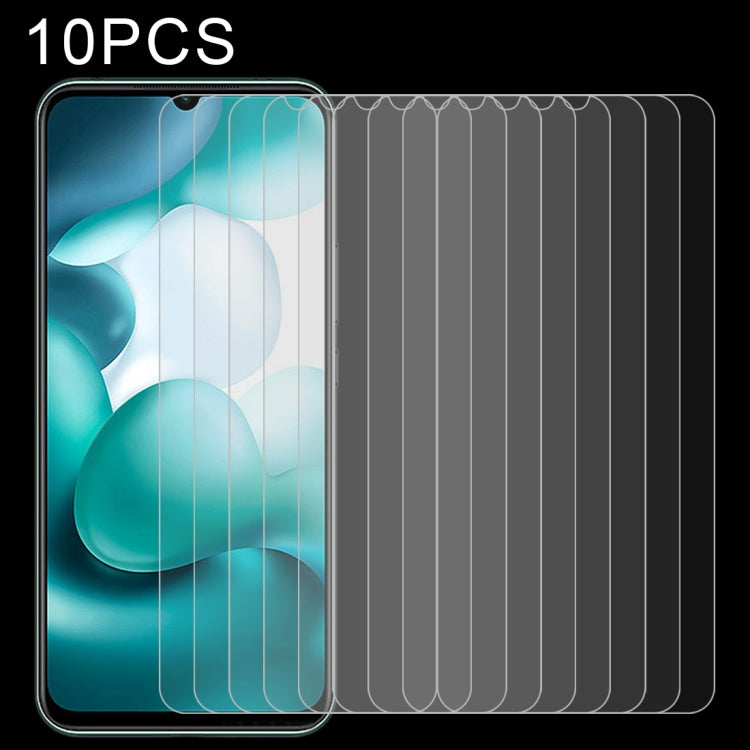 10-pack 2.5D tempered glass screen protectors with rounded edges