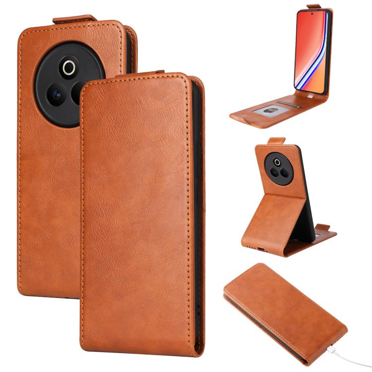 Magnetic Vertical Flip Leather Phone Case with Buckle, For Realme P3 Pro