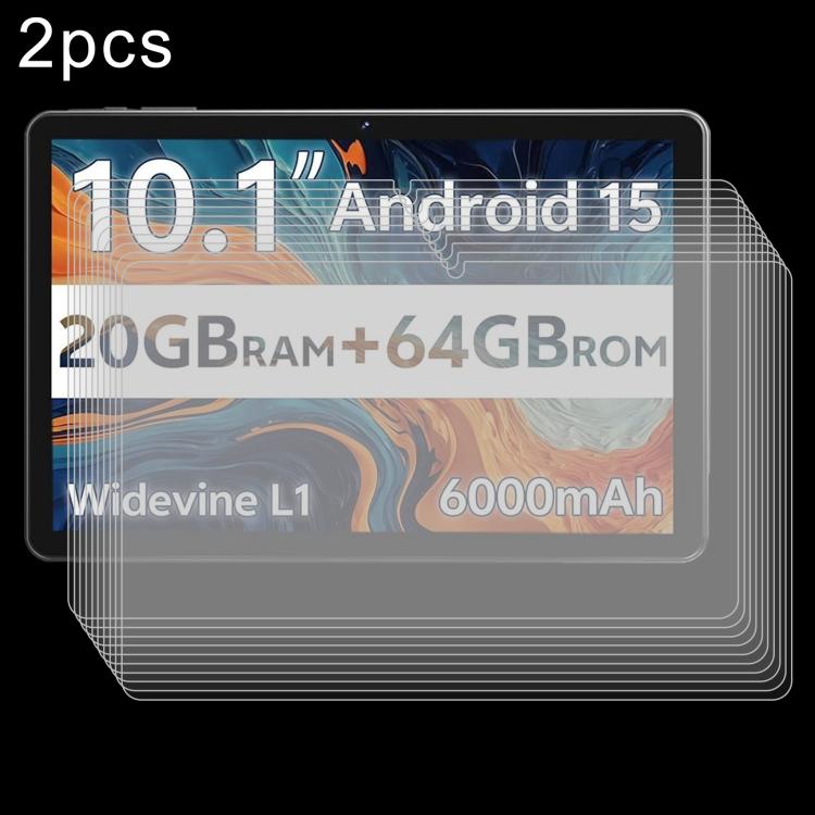 25pcs 9H 0.3mm Explosion-proof Tempered Glass Film, For SVITOO P11 11 inch, For SVITOO P10 10.1 inch, For SVITOO PL001 10.1 inch, For SVITOO P108 11.97 inch, For SVITOO Tab 10 GMs Certified 1027C 10.1