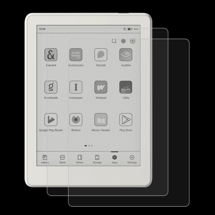 2 PCS/Pack 9H 0.3mm Explosion-proof Tempered Glass Film, For BOOX Go 6 Elnk 6.0, For BOOX Tablet Go 6 Gen II 6.0