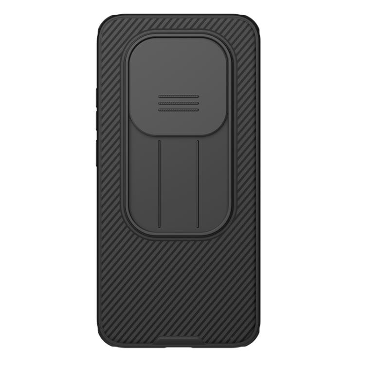 NILLKIN CamShield Pro phone case back view, black textured surface and cover