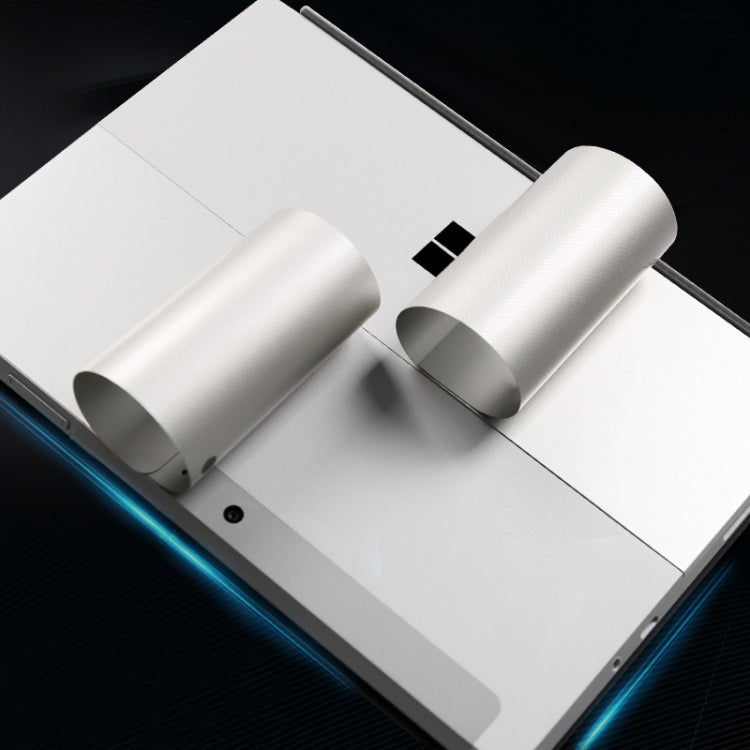 Gold back cover film protector for Microsoft Surface Go, two-piece roll with cutout