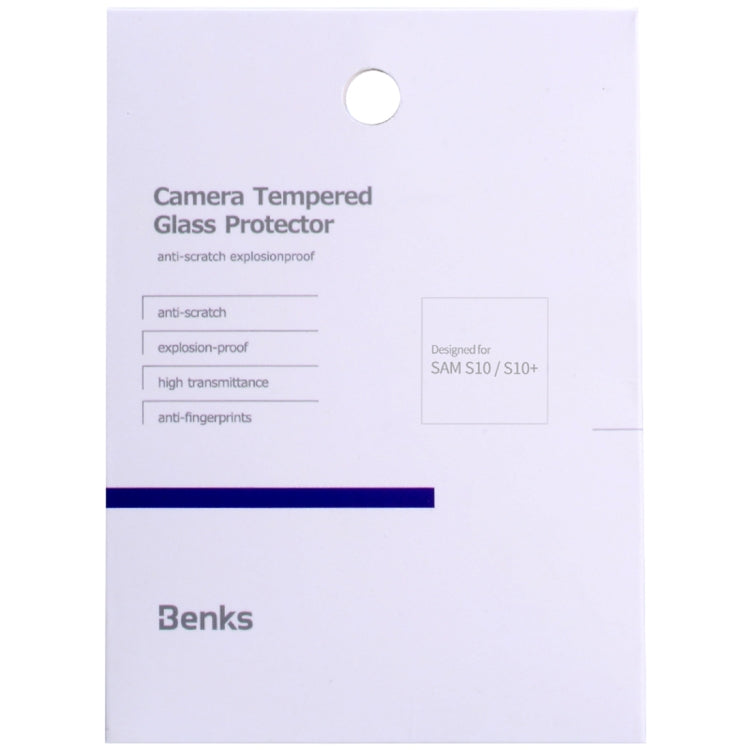 Benks camera tempered glass protector package for Samsung Galaxy S10 / S10+
