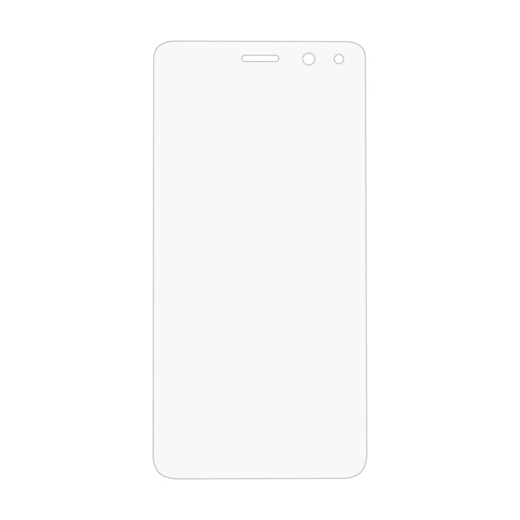 Clear tempered glass screen protector for Huawei phone with cutouts for sensors