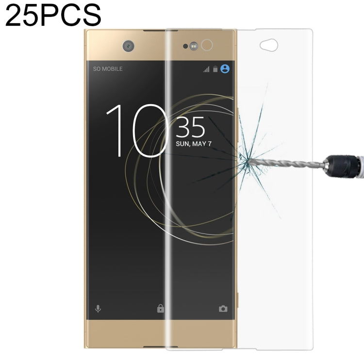 Clear tempered glass screen protector pack for Xperia XA1 Ultra, full-screen fit