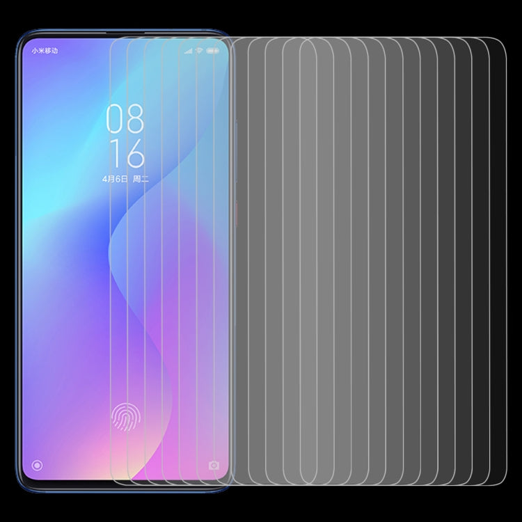 Tempered glass screen protector film set with curved 2.5D edges, multiple pieces