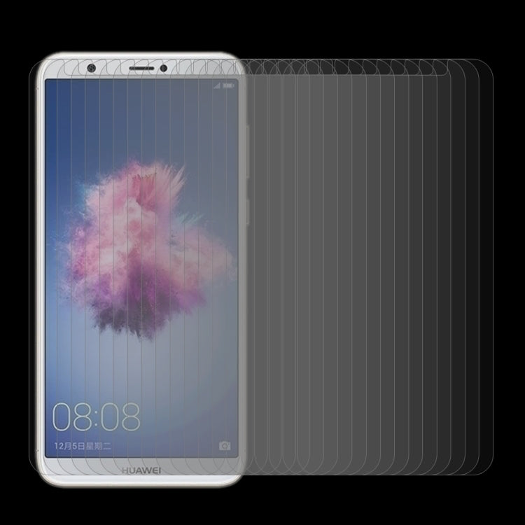 Stack of 100 2.5D curved tempered glass screen protectors for Huawei P smart/Enjoy 7S
