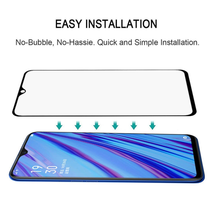 Easy-install tempered glass screen protector sheet with alignment arrows