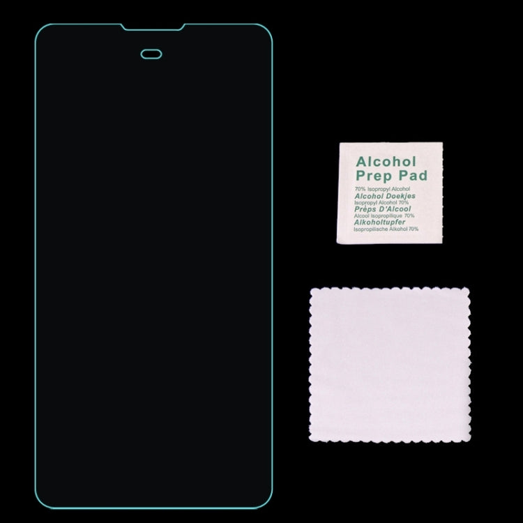 Tempered glass screen protector with alcohol prep pad and cleaning cloth