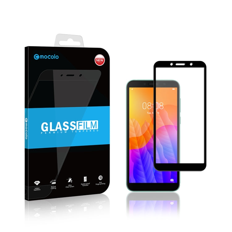 mocolo tempered glass film package with 2.5D screen protector for Huawei Y5p