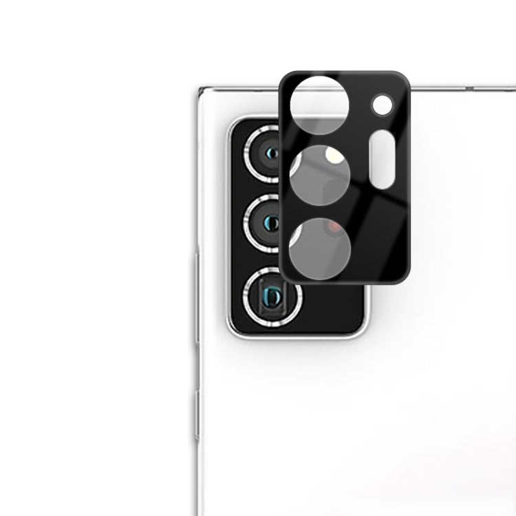 Tempered glass rear camera lens protector film with three cutouts for Note20