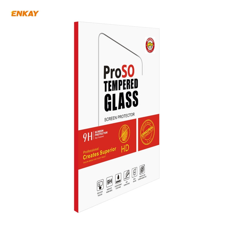 ENKAY Hat-Prince 0.33mm 9H Surface Hardness 2.5D Explosion-proof Tempered Glass Protector Film for Huawei MatePad T 8 / Honor Tablet X7, 1 PCS, 2 PCS