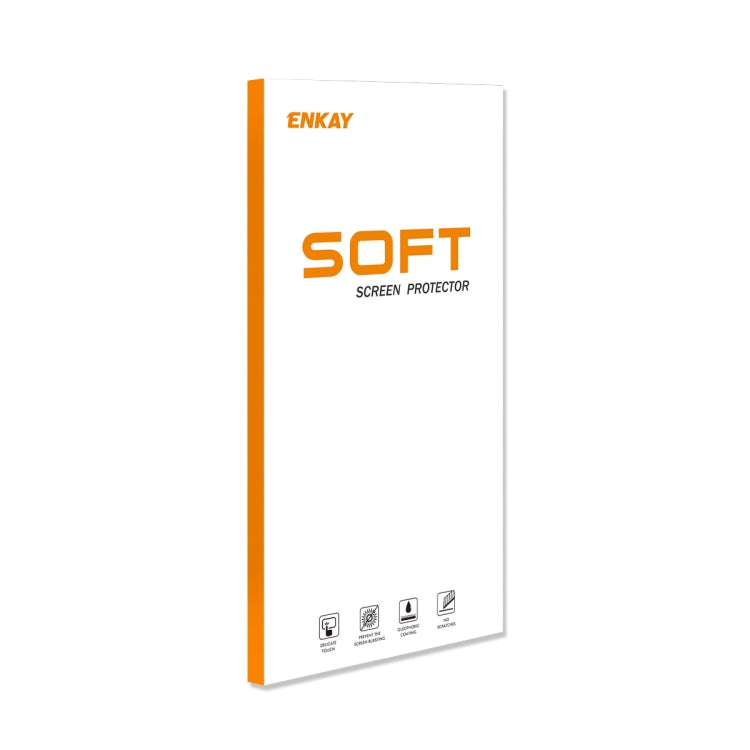 ENKAY SOFT curved screen protector package, clear PET film for smartphone