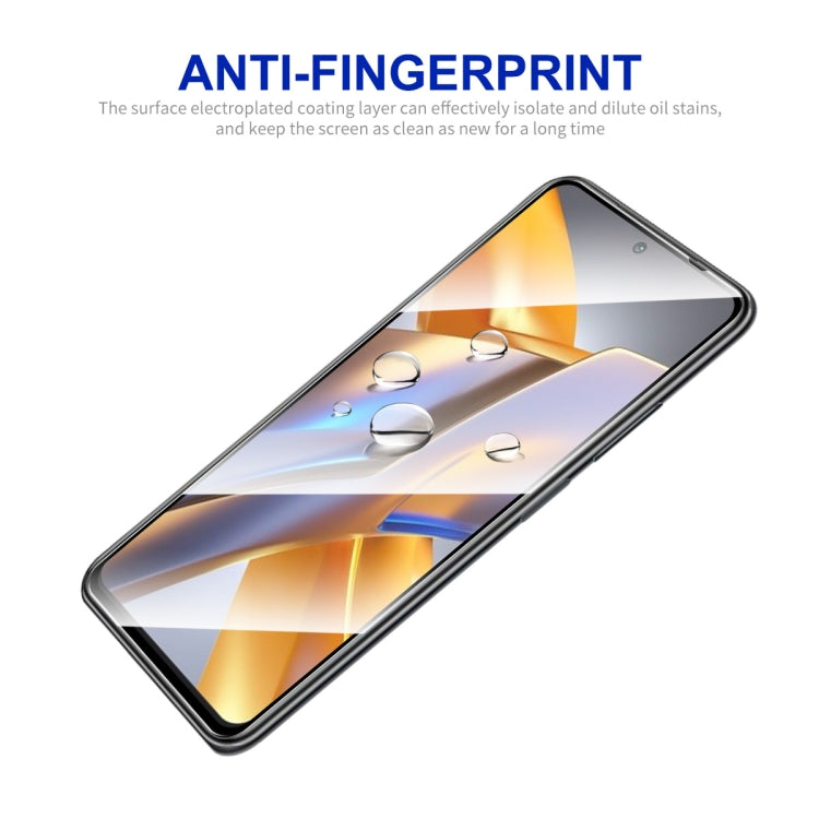 Anti-fingerprint clear tempered glass screen protector film for smartphone