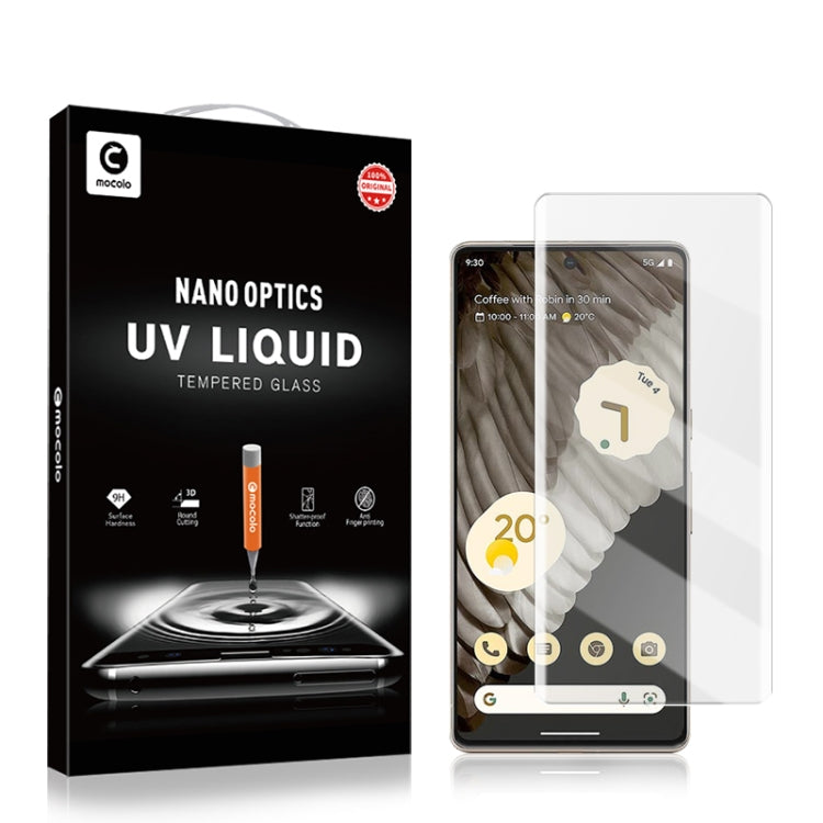 mocolo UV liquid tempered glass screen protector kit for Google Pixel 7 Pro