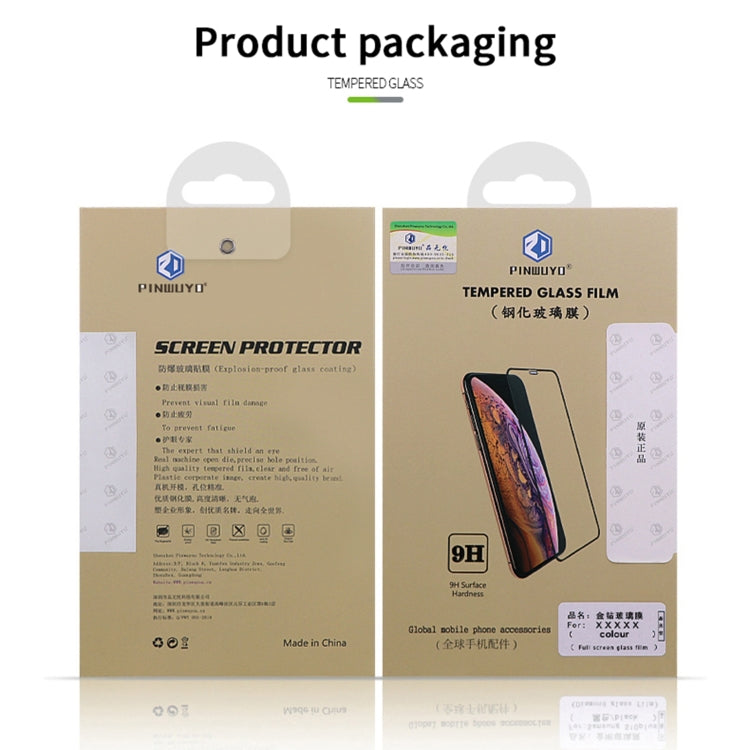 PINWUYO 9H 2.5D Full Screen Tempered Glass Film, For Xiaomi Poco X5 Pro