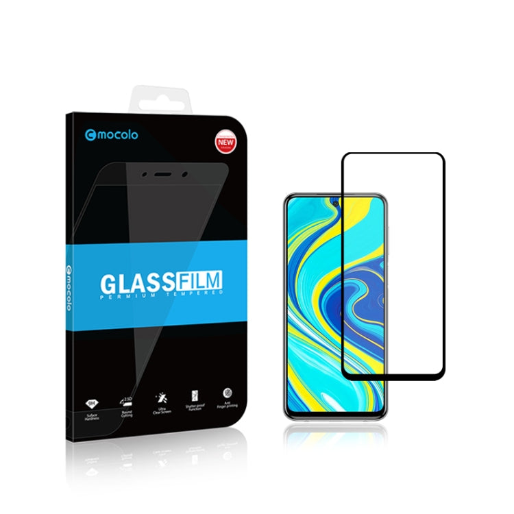 Xiaomi Redmi Note 9s tempered glass screen protector in retail package