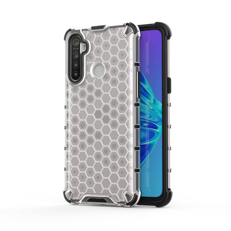 For OPPO Realme 5i Shockproof Honeycomb PC + TPU Case