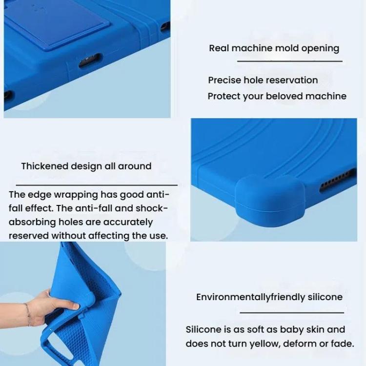 For Lenovo Idea Tab Pro Shockproof Silicone Tablet Protective Case With Holder
