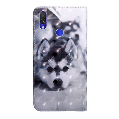 Husky printed back phone case with camera cutout and finger ring