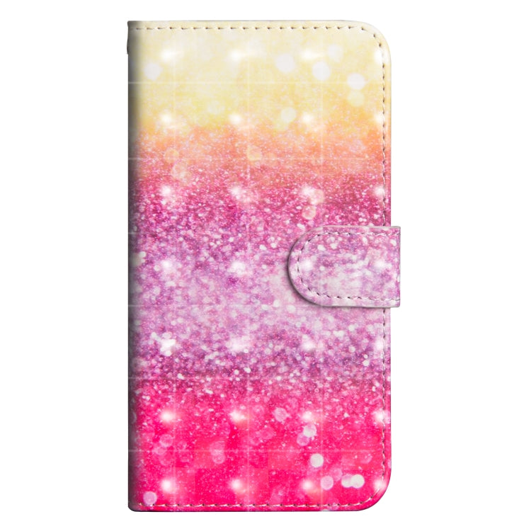 Pink glitter gradient flip phone wallet case with front latch
