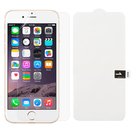 Soft hydrogel film full cover front screen protector for smartphone, clear sheet