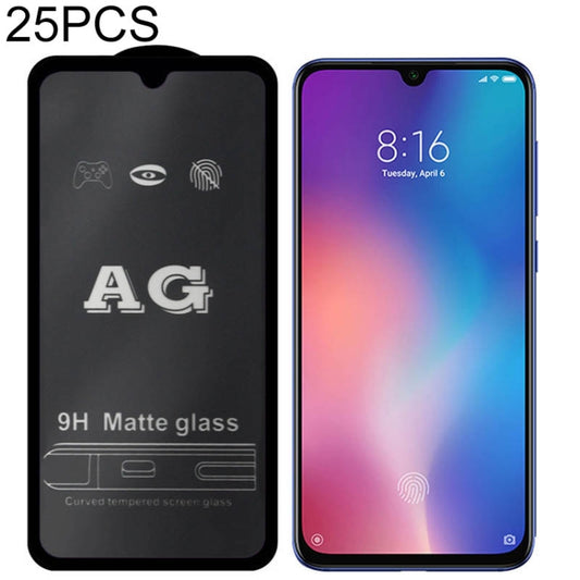 AG matte tempered glass screen protector set, 9H curved full-cover