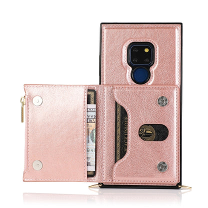 Rose gold wallet phone case with card slots and magnetic flap inside view