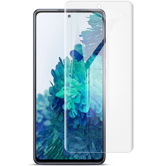 2-pack full-coverage hydrogel screen protectors with clear film on phone display
