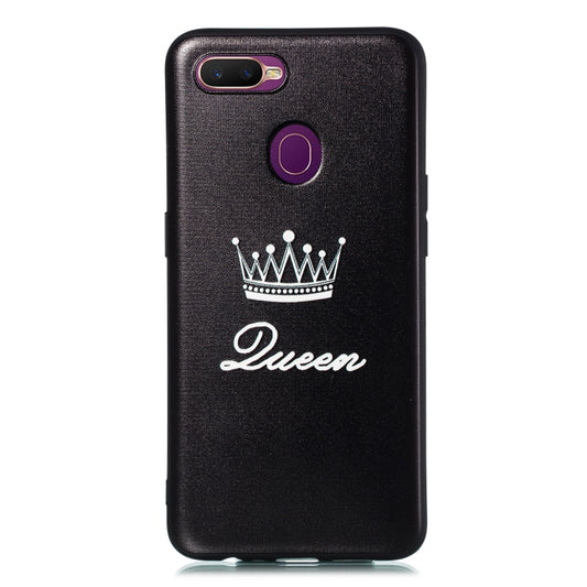 Queen-themed black soft TPU shockproof phone case with crown and “Queen” text