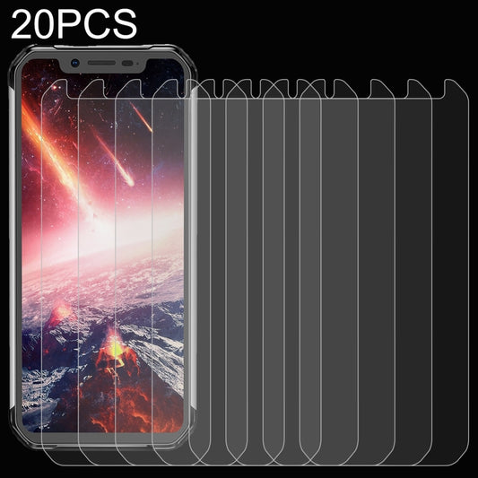 Set of 20 tempered glass screen protectors, clear with curved 2.5D edges