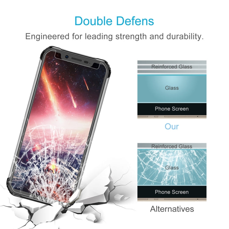Tempered glass screen protector with reinforced glass layers for durable protection
