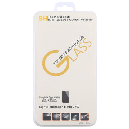9H tempered glass screen protector retail pack, clear glass for mobile screens