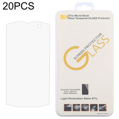 20-pack clear 2.5D tempered glass screen protector with top sensor cutout