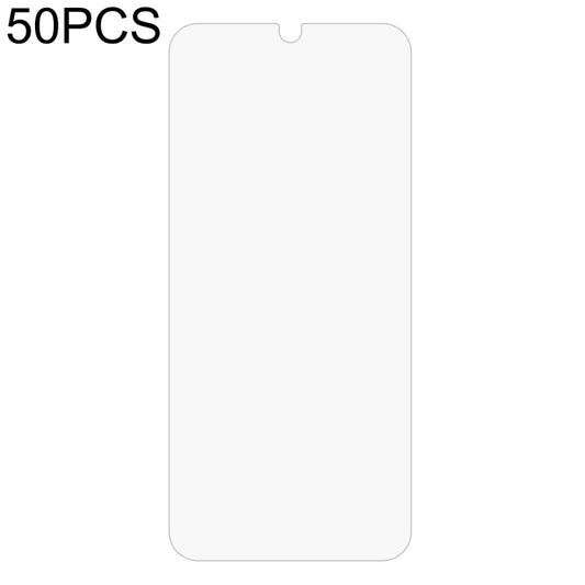 Tempered glass screen protector film for a smartphone, rounded 2.5D edge shape