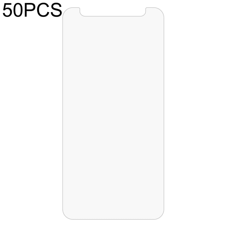 Tempered glass screen protector film for smartphone screen, curved edge profile
