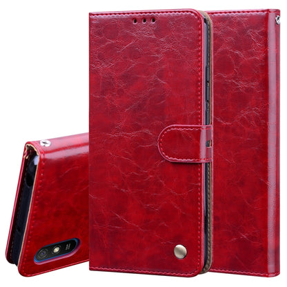 Red flip wallet phone case with card pocket; front cover closed