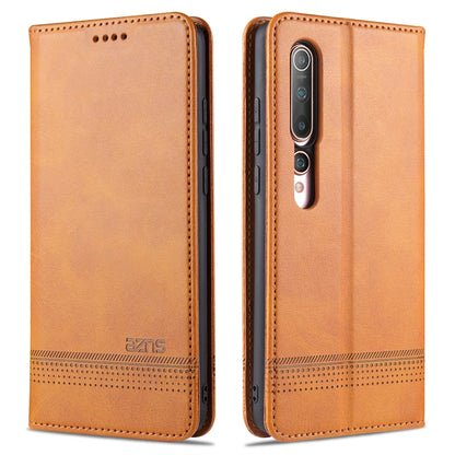 Magnetic flip leather phone case with perforated trim and camera cutout