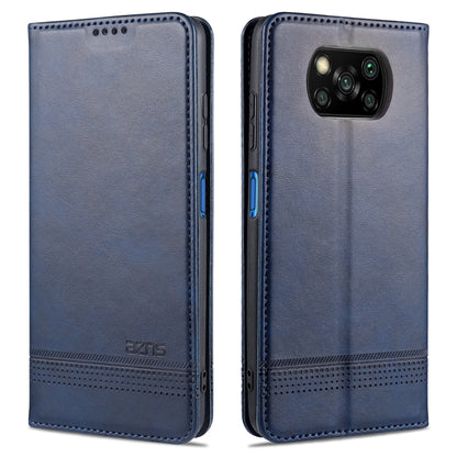 Magnetic flip leather phone case with perforated trim and camera cutout