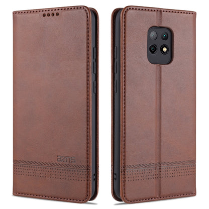 Magnetic flip leather phone case with perforated trim and camera cutout