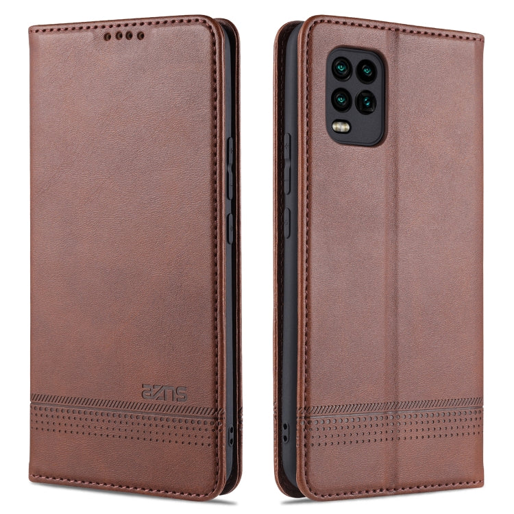 Purple leather flip phone case with card slots; front and back cover with camera cutout.